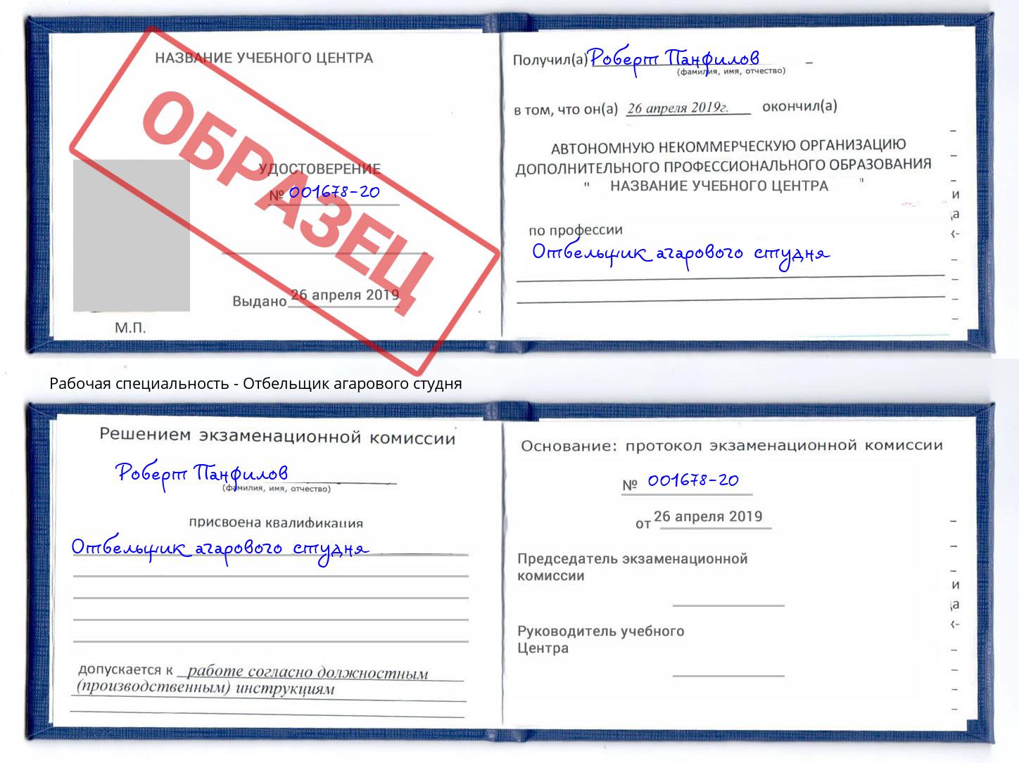 Отбельщик агарового студня Тейково